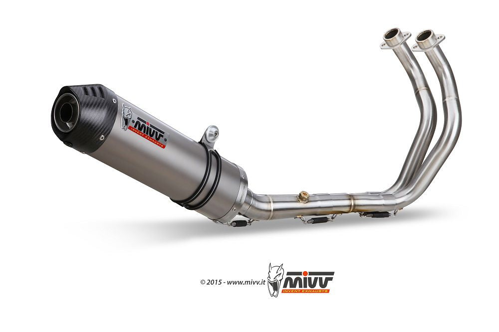 Mivv 2 In 1 Compleet Systeem Met Titanium Oval Demper Yamaha Tracer 700 / Gt / 7