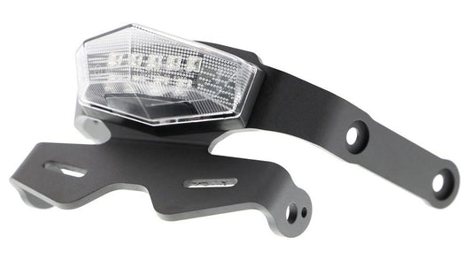 Kentekenplaathouder Evotech Performance KTM Duke 690 '12-19 + transparant achterlicht