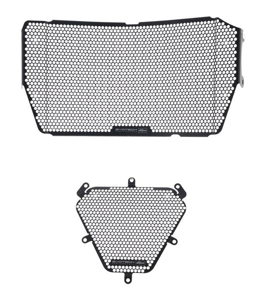 Radiator/Oliekoeler Cover Set Zwart Evotech Performance Ducati Diavel 1260 '19-