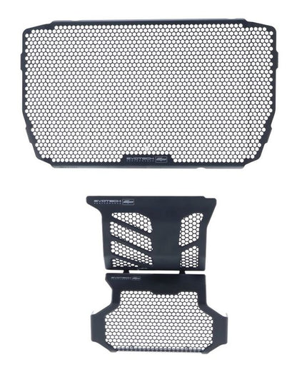 Radiator/Oliekoeler/Engine Guard Cover Set Zwart Evotech Performance Ducati Hyperstrada / Hypermotard 939/Sp '16-18