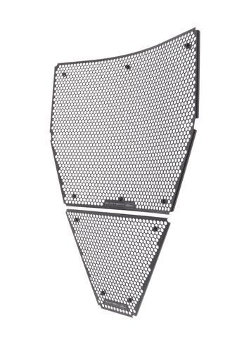 Radiator cover set zwart Evotech Performance Ducati Panigale V4 S Corse '19-20
