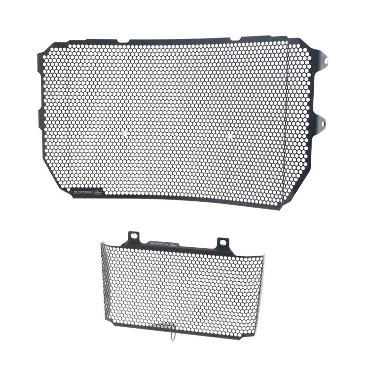 Radiator/Oliekoeler Cover Set Zwart Evotech Performance Yamaha Mt-10 '16-21