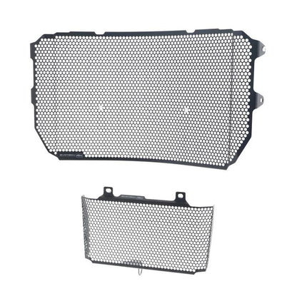 Radiator/Oliekoeler Cover Set Zwart Evotech Performance Yamaha Mt-10 '16-21