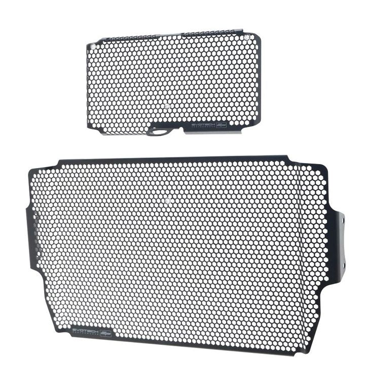 Radiator/oliekoeler cover set zwart Evotech Performance Ducati Multistrada 1200 '15-17