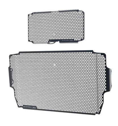 Radiator/oliekoeler cover set zwart Evotech Performance Ducati Multistrada 1200 '15-17