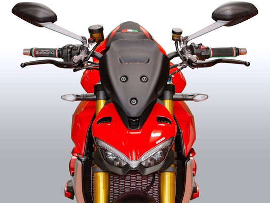 Vervangingsruit model sport WRS Ducati Streetfighter V4 / V4 S '20- (28cm) mat zwart