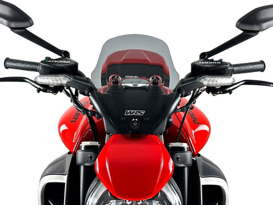 Vervangingsruit model sport WRS Ducati Diavel V4 '23- donker getint