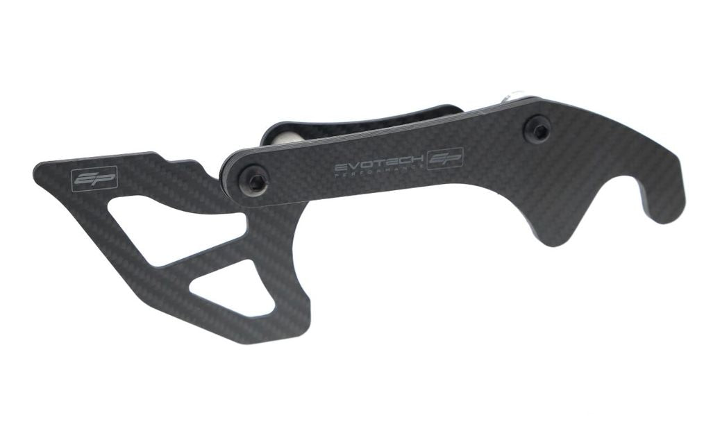 Toe Guard GP Style met paddock plates Carbon Fibre Evotech Performance Yamaha R7 '22-