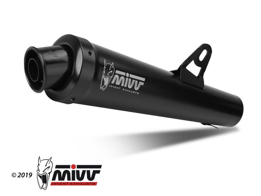 MIVV X-Cone Black RVS demper Triumph Speed Triple 1050 '07-10