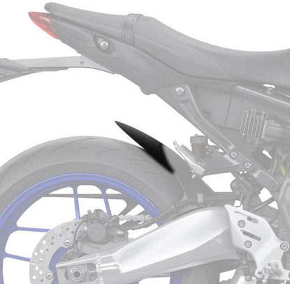 Achterspatbord verlenger mat zwart voor het originele spatbord Yamaha MT-09 '21-