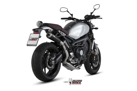 Mivv 3 In 1 Rvs Systeem Met Zwarte High Level Ghibli Demper Yamaha Xsr900 '16-20