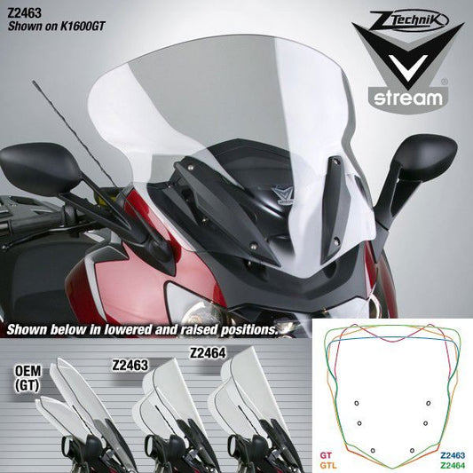 Vervangingsruit ZTechnik VStream BMW K1600GT/GTL '11-