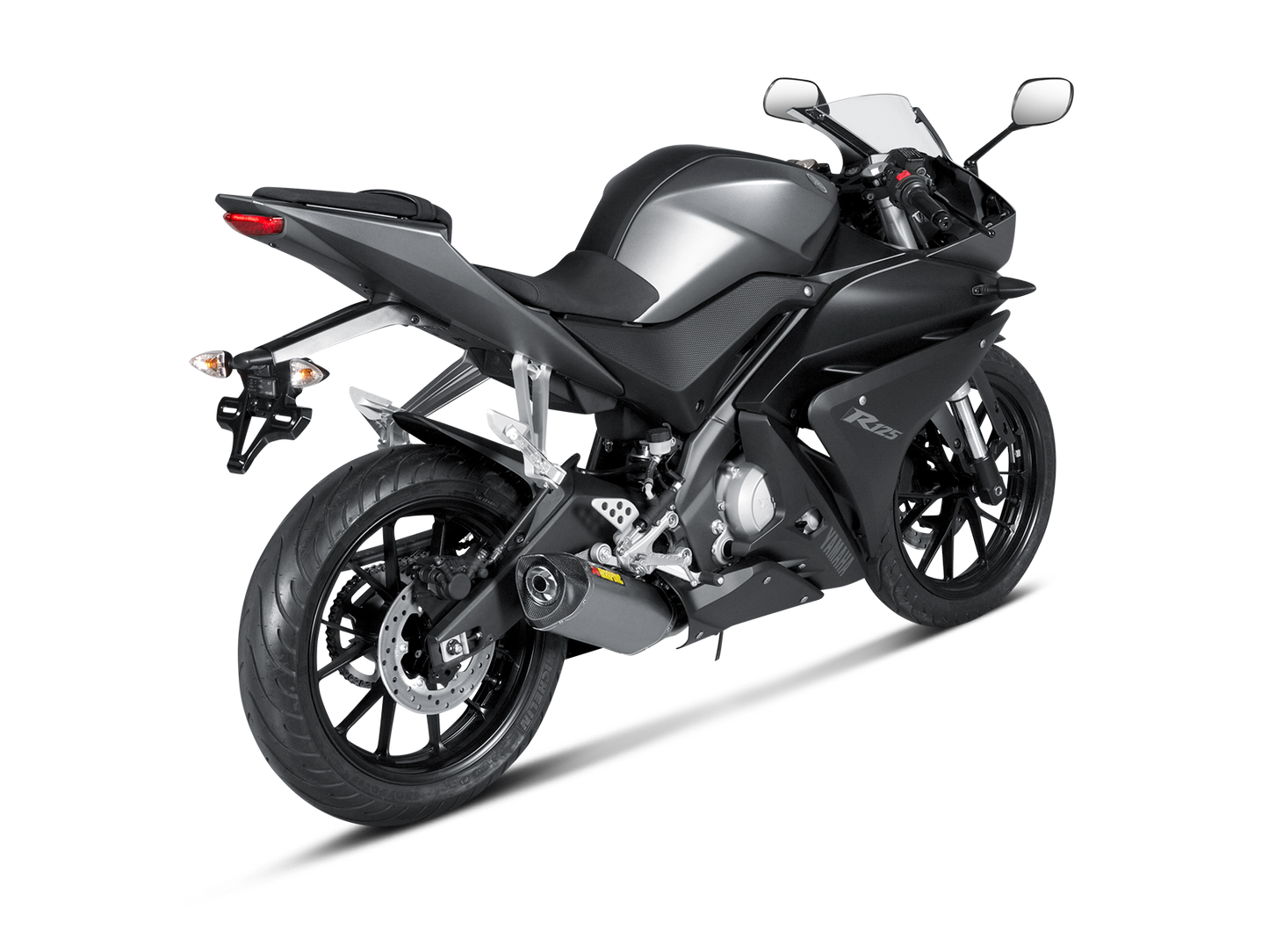 Akrapovič Uitlaat - Yamaha MT-125 2014-2019 & meer - Racing Line (Titanium)