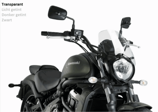Vervangingsruit naked bike Puig touring Kawasaki Vulcan S '15-/ Cafe '17-