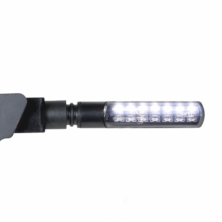 Knipperlichten LED Enigma getint dynamisch voorzijde Chaft