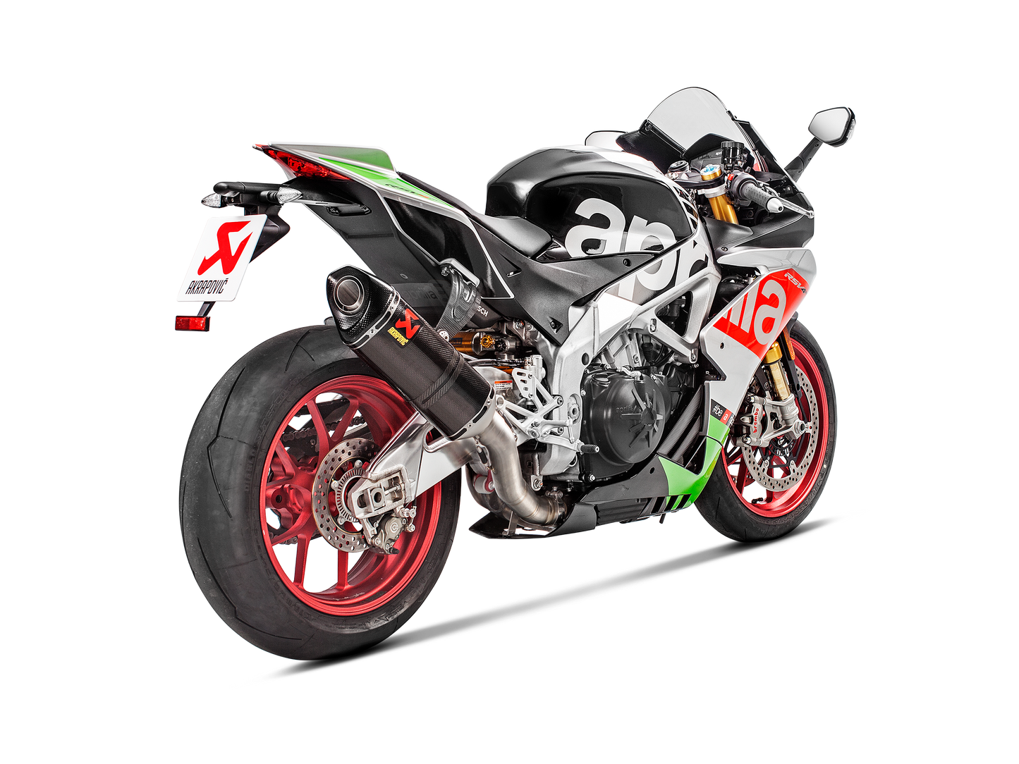 Akrapovič Uitlaat - Aprilia RSV4 2017-2020 | TUONO V4 2017-2020 - Slip-On Line (Carbon) - Motor Accessoires