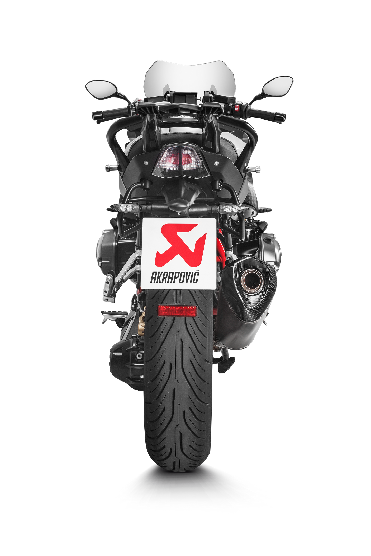 Akrapovič Uitlaat - BMW R 1200 R 2015-2018 | R 1200 RS 2015-2018 - Slip-On Line (Titanium) - Motor Accessoires