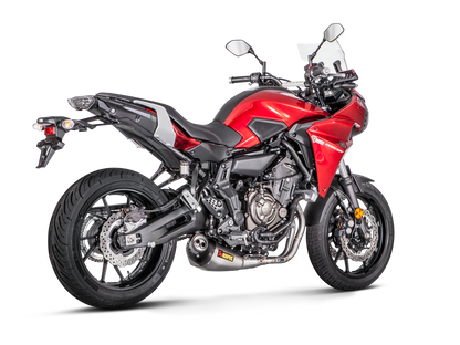 Akrapovič Uitlaat - Yamaha MT-07/FZ-07 2014-2020 & meer - Racing Line (Titanium) MT-07