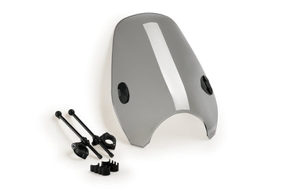 Puig Windscherm - Benelli Leoncino 250 2020-2026 | Leoncino 500 2018-2026 en meer - Basic - Licht Getint / Transparant
