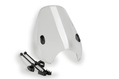 Puig Windscherm - Benelli Leoncino 250 2020-2026 | Leoncino 500 2018-2026 en meer - Basic - Licht Getint / Transparant