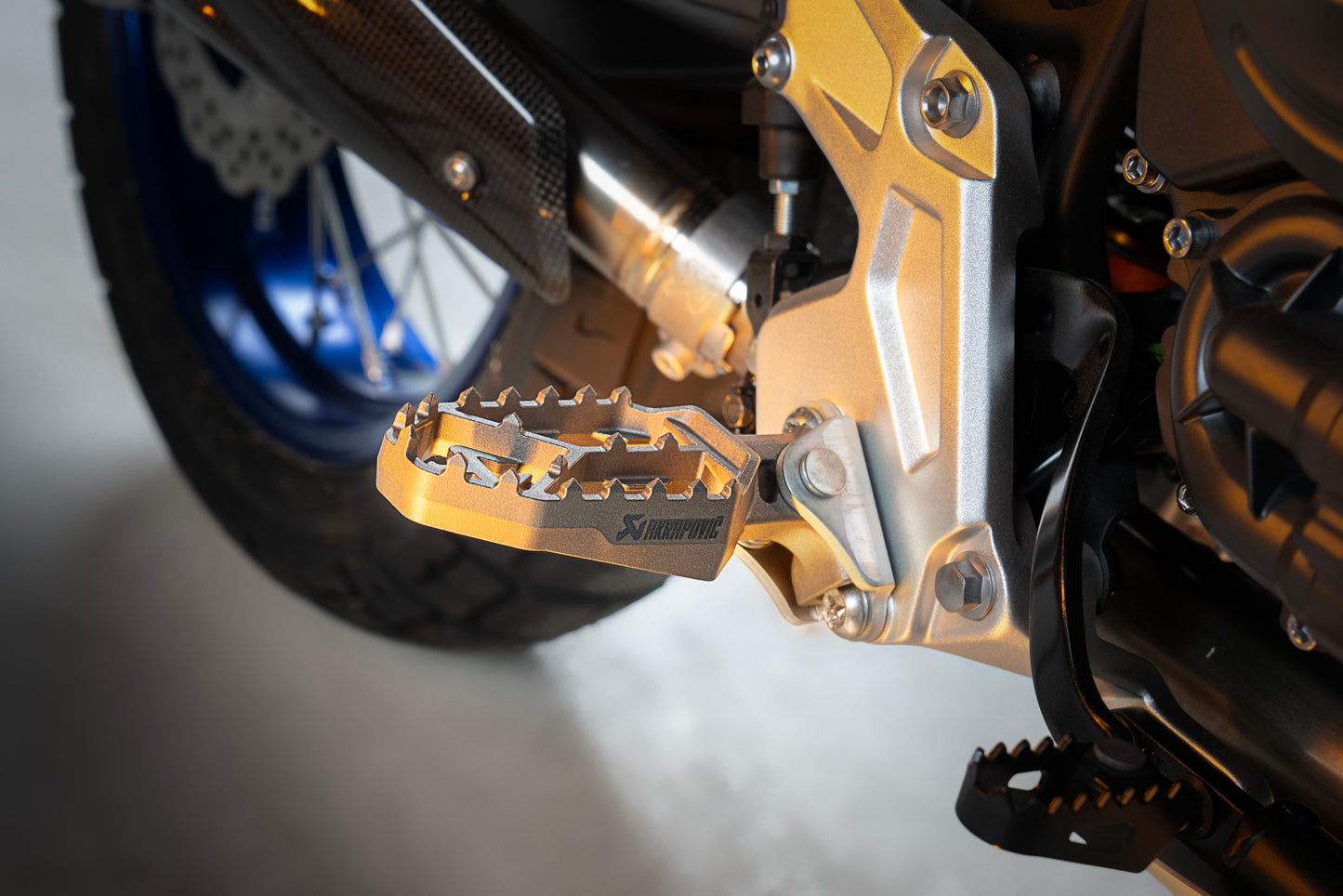 Akrapovič Voetsteunen - Yamaha Ténéré 700 2019-2026