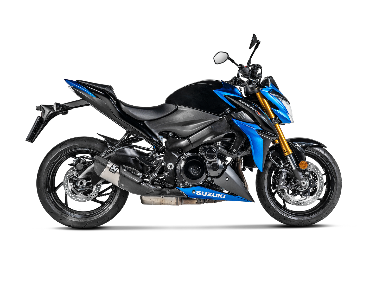 Akrapovič Uitlaat - Suzuki GSX-S1000 / 1000GT / 95 & meer - Slip-On Line (Titanium)