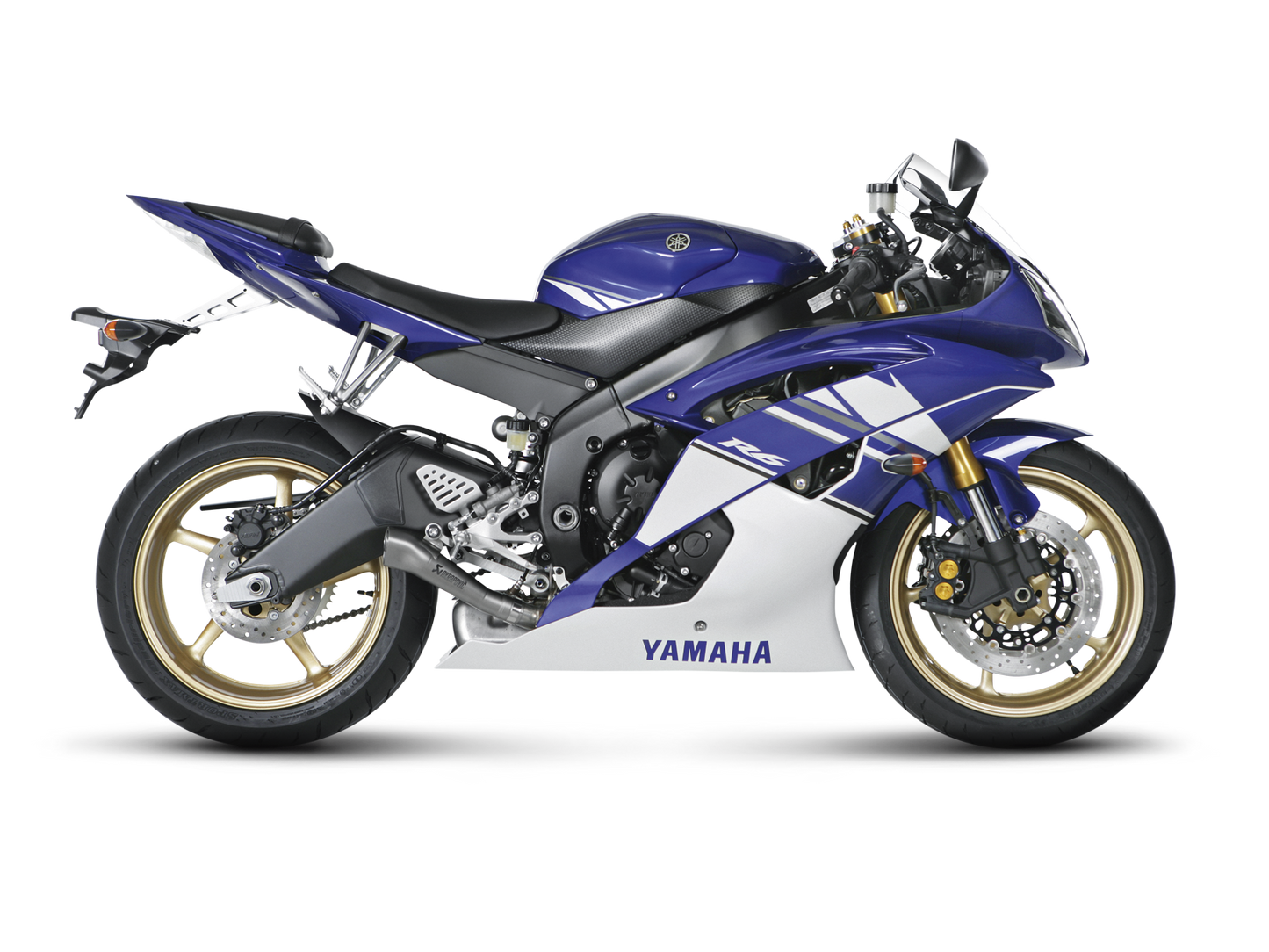 Akrapovič Uitlaat - Yamaha R6 2006-2016 | R6 2017-2026 - Slip-On Line (Titanium) - Motor Accessoires