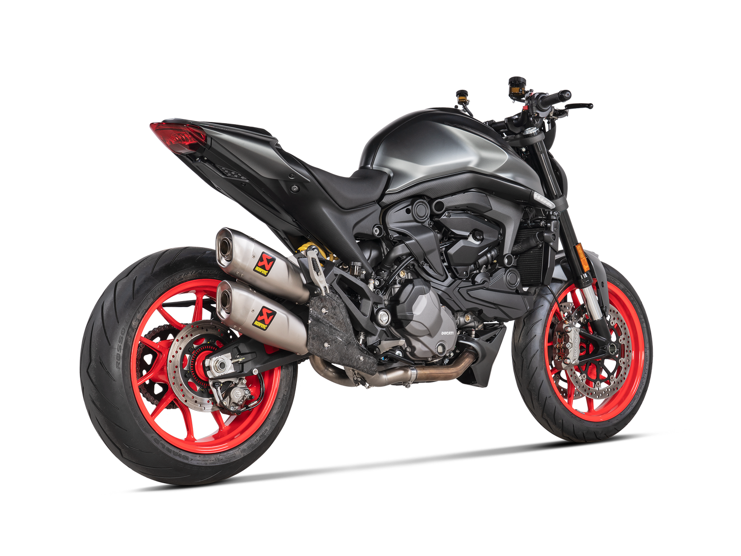 Optionele Akrapovič Uitlaat Accessoires - Ducati DesertX 2022-2024 | Monster 2021-2024 - Optional Link Pipe/Collector (SS) - Motor Accessoires