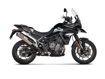 Akrapovič Uitlaat - Triumph Tiger 850 / 900 2020-2 & meer - Slip-On Line (Titanium)