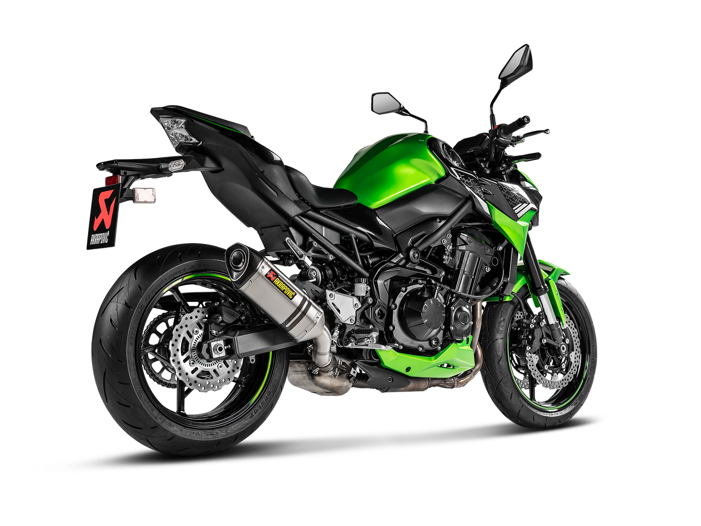 Akrapovič Uitlaat - Kawasaki Z900 2020-2024 - Slip-On Line (Titanium) - Motor Accessoires