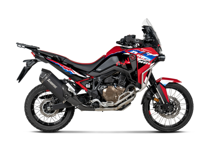 Akrapovič Uitlaat - Honda CRF1100L Africa Twin 2024-2026 | CRF1100L Africa Twin Adventure Sports 2024-2026 - Slip-On Line (Titanium) - Motor Accessoires