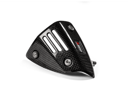 Optionele Akrapovič Uitlaat Accessoires - Vespa GTS 125 / Super / Sport / Tech 2009-2016 | GTS 250 2005-2013 | GTS Super 300 / Sei Giorni / Tech 2008-2020 | GTV 250 2006-2013 | GTV 300 2010-2017 - Heat Shield (Carbon) - Motor Accessoires