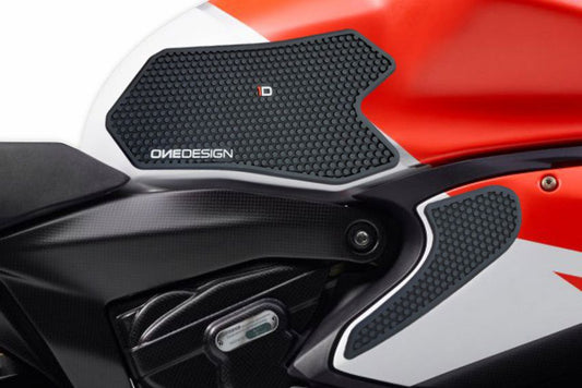 Tank protector/grip stickers zwart Puig diverse Ducati Panigale modellen
