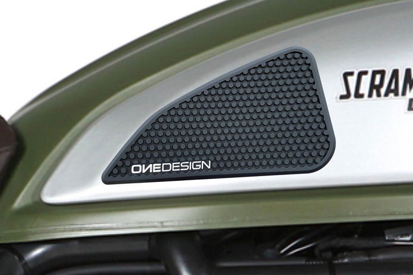Tank Protector/Grip Stickers Zwart Puig Diverse Ducati Scrambler Modellen