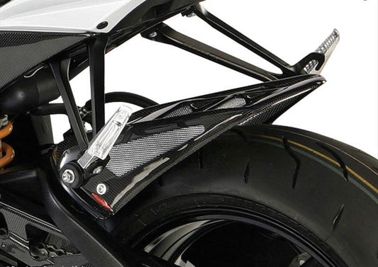 Achterspatbord Sport-Line Carbon-Look Met Zilver Gaas Suzuki Gsx-R1000 2017-