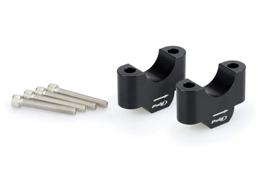 Stuurverhogers 30mm zwart Puig BMW F750GS '18-24 / F800GS '24-