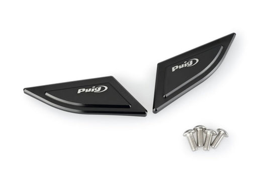 Spiegelafdekplaatjes zwart Puig Ducati Panigale V2 / V4