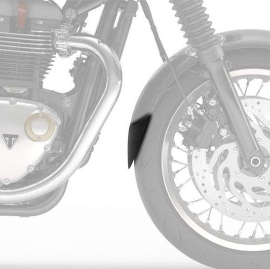 Voorspatbord verlenger zwart Puig Triumph Thruxton 1200 '16-'21