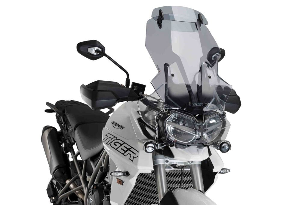 Vervangingsruit Touring Met Opzetruitje Licht Getint Puig Triumph Tiger 800 ’18-