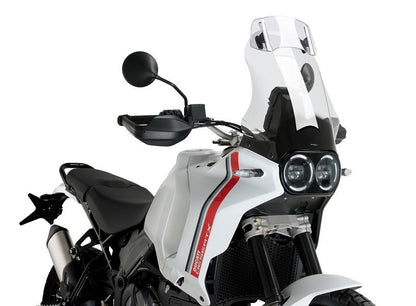 Vervangingsruit Touring Met Opzetruitje Puig Ducati Desertx Modellen Transparant