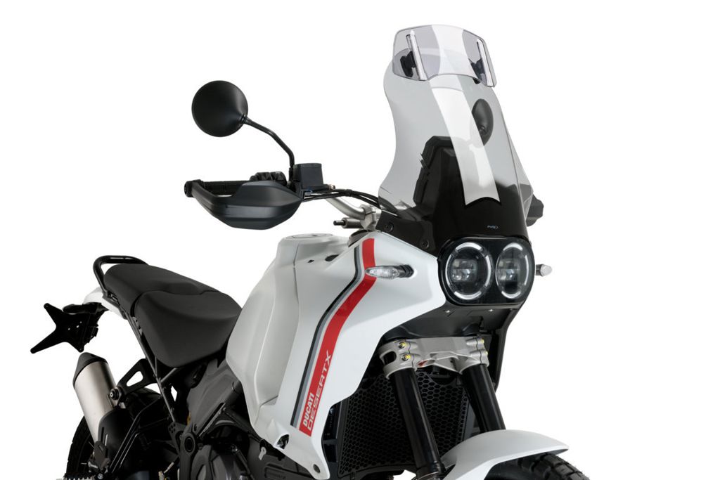 Vervangingsruit Touring Met Opzetruitje Puig Ducati Desertx Modellen