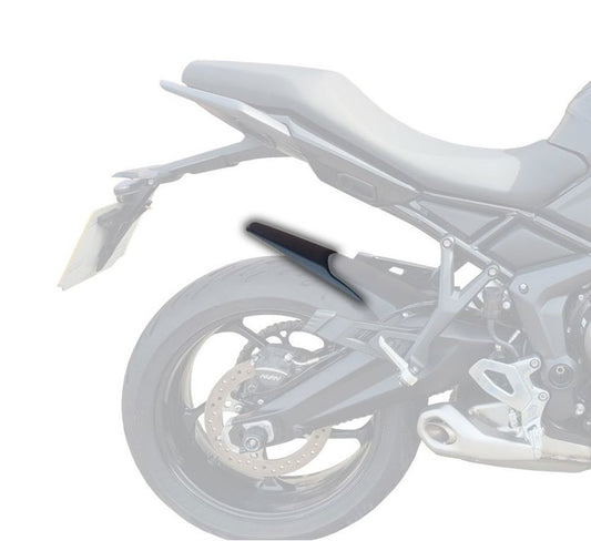 Achterspatbord verlenger mat zwart Triumph Tiger Sport 660 / 800