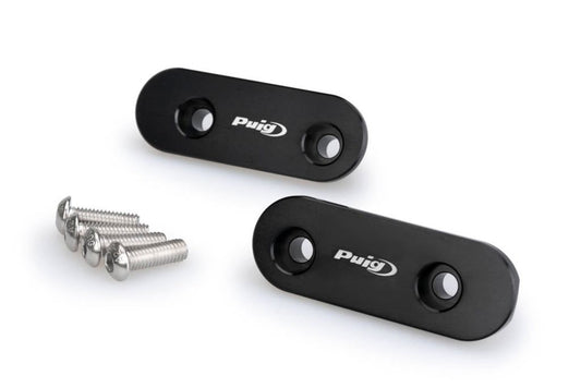 Spiegelafdekplaatjes zwart Puig BMW S1000RR / M1000RR '23-