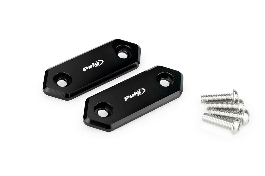 Spiegelafdekplaatjes Zwart Puig Kawasaki Ninja 500 / Zx-4R / Zx6-R