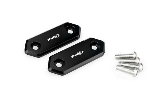 Spiegelafdekplaatjes Zwart Puig Kawasaki Ninja 500 / Zx-4R / Zx6-R