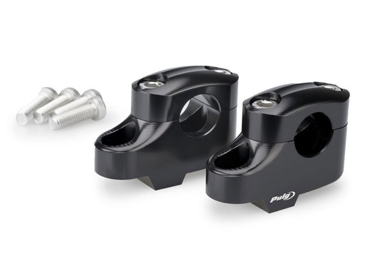 Pullback risers zwart (25mmx16mm) Puig BMW F750GS / F800GS