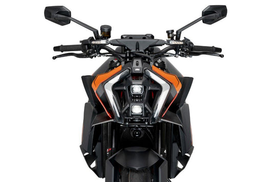Naked Front Spoiler mat zwart Puig voor KTM 1390 Superduke R / EVO '24-