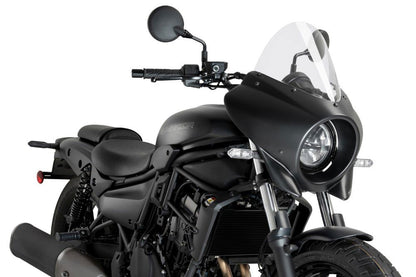 Semifairing Mirage Touring Glanzend Zwart Puig Kawasaki Eliminator 500 '24-