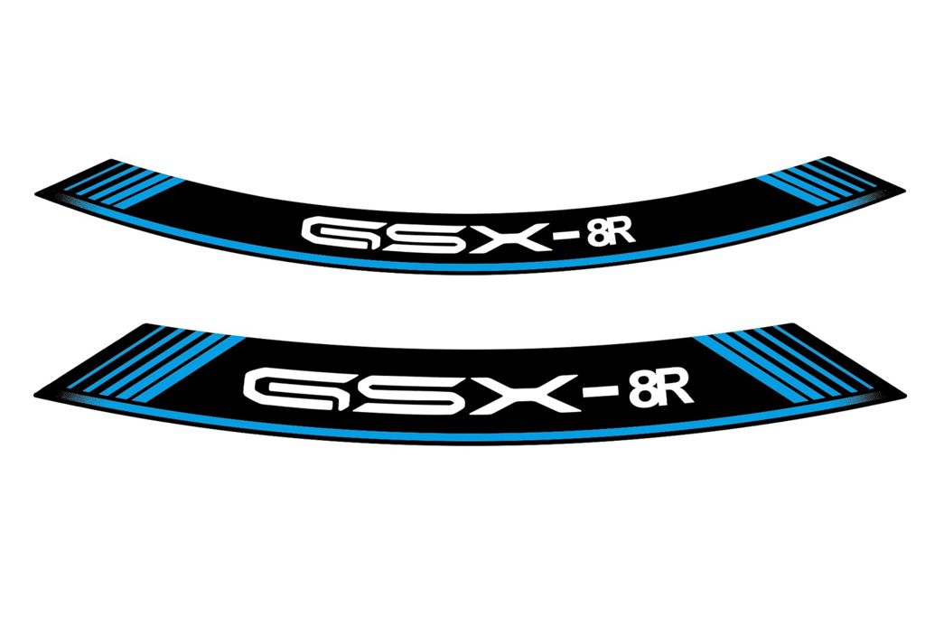 Puig Velgsticker Set - Suzuki GSX-8R 2024-2026 - Blauw / Zilver