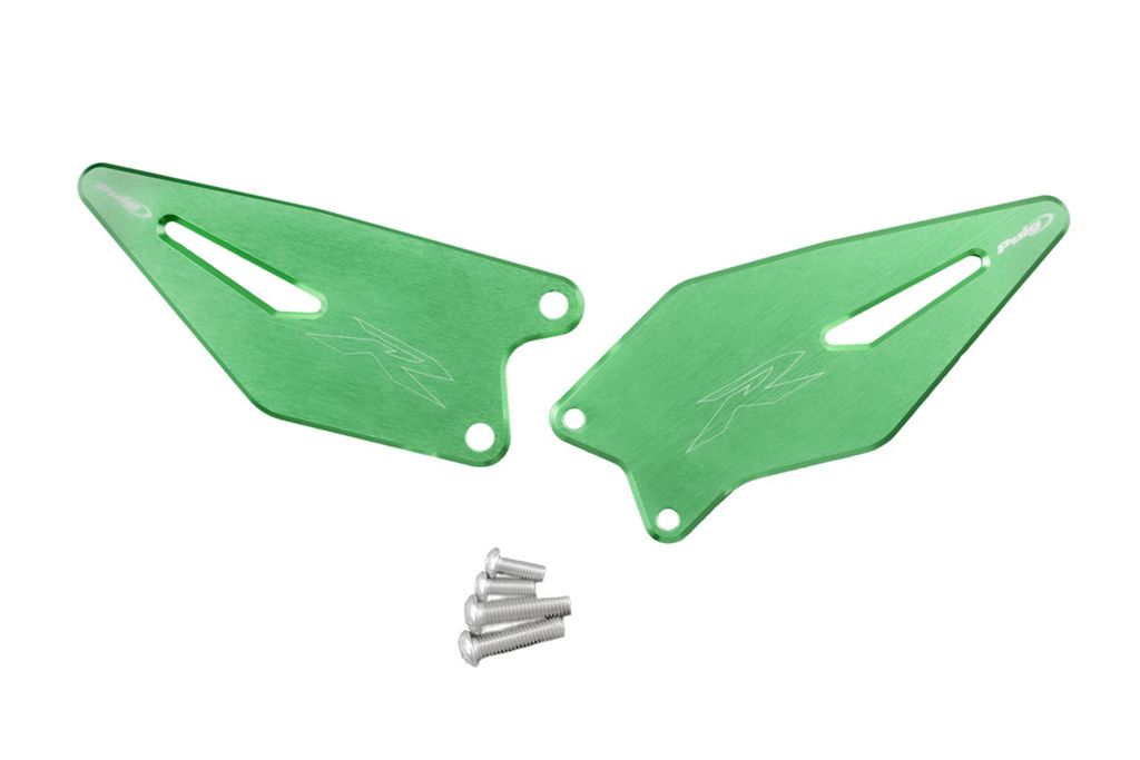 Heelplates Puig Heelplates Puig Kawasaki ZX6-R '24- groen